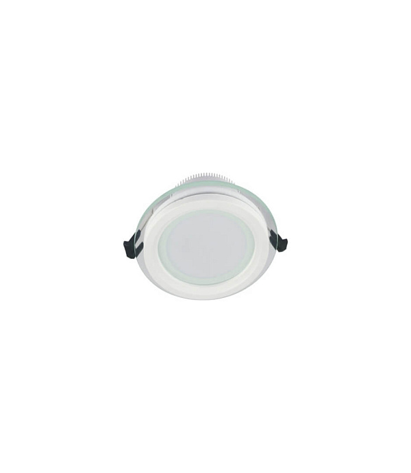 Встраиваемый светильник Lumina Deco Saleto LDC 8097-ROUND-GL-6WSMD-D100 WT