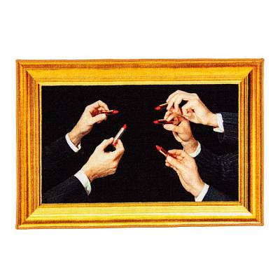 Коврик Lipstick Black Seletti 18185