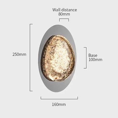 Настенный светильник Delight Collection MT9125-1WB pearl black