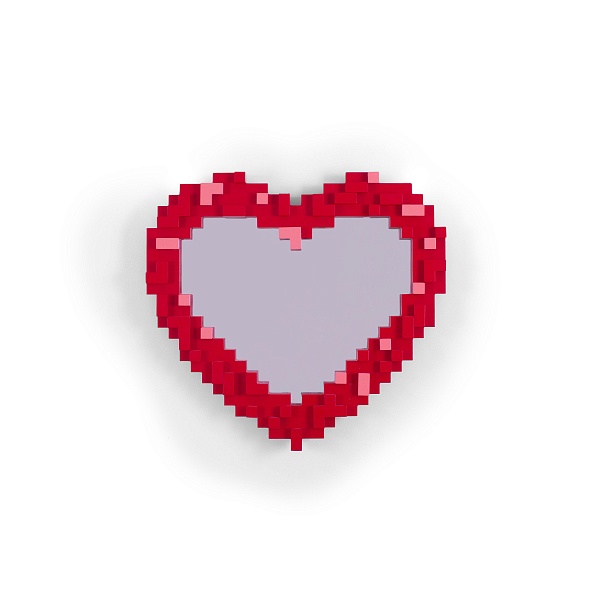 Зеркало Seletti Pixel Heart 17055