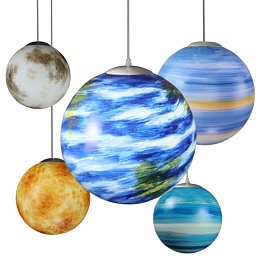 Люстра Planet Pendant lamp | диаметр 30 см