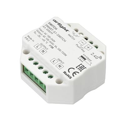 Контроллер-выключатель Arlight Smart-S1-Switch (230V, 3A, 2.4G) 028299