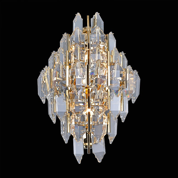 Хрустальный настенный светильник L'Arte Luce Luxury Zigguro L92822.92