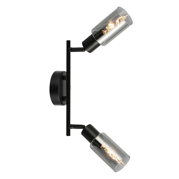 Настенно-потолочный спот Escada 10172/2A E14*40W Black/Chrome