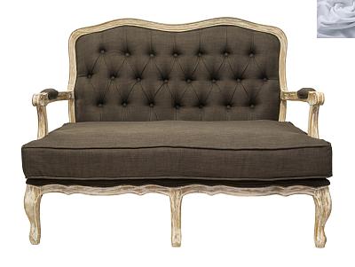 Прямой диван модерн Yareli Brown V2 серый MAK interior YF-1844-B-grey