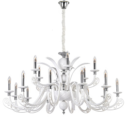 Люстра Crystal Lux LETISIA SP12+6 WHITE