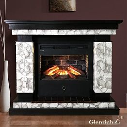 Электрокамин Гленрич «Лорд Samba 3D»