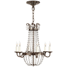 Люстра Visual Comfort Petite Paris CHC1407SHS-SG