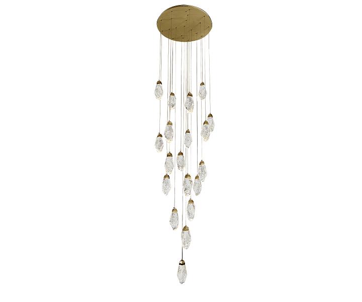 Люстра каскадная Kink Light Джина латунь Led 72W 07862-19A,36