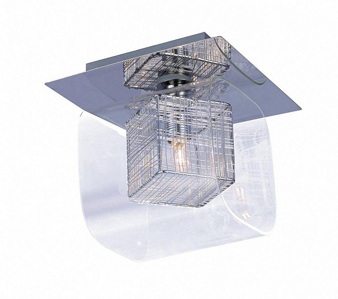 SL663.101.01 — Бра ST Luce, 1 плафон, прозрачный с хромом