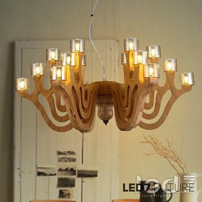 Люстра подвесная LED7 Future Lighting Wood Design Queen