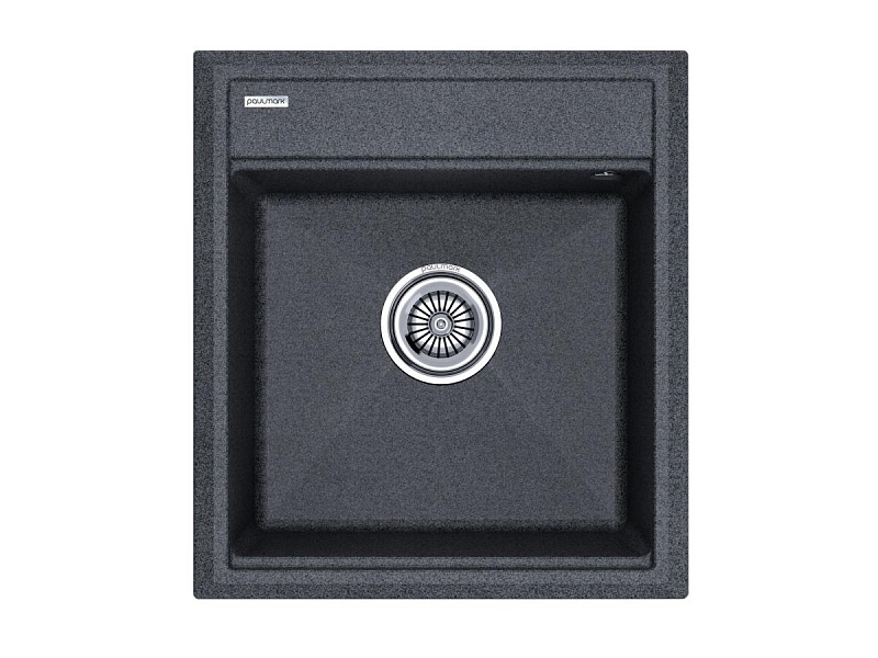 Мойка гранитная STEPIA-460, PM114651-DG, графит, 460х510, Paulmark