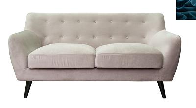 Двухместный диван Albert 10 цвет синий MAK interior KS-108-2-navy