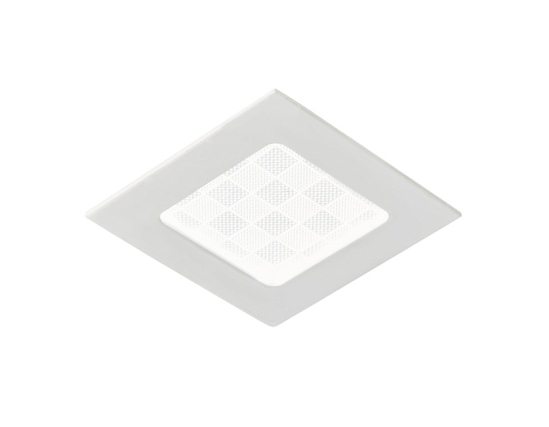 Ультратонкий встраиваемый светодиодный светильник Ambrella Light S502 W