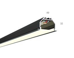 Линейный светильник LINE 4932 IN (RAL9005/3000mm/LT70 — 4K/62W)
