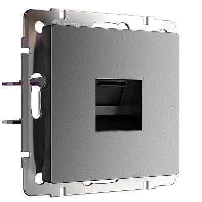Розетка Ethernet RJ-45 Werkel (графит матовый) W1181064