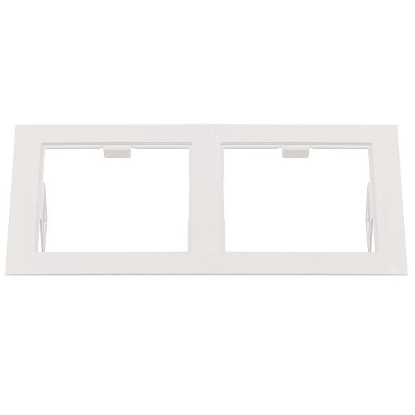 Рамка Lightstar DOMINO Double QUADRO MR16 белый 214526