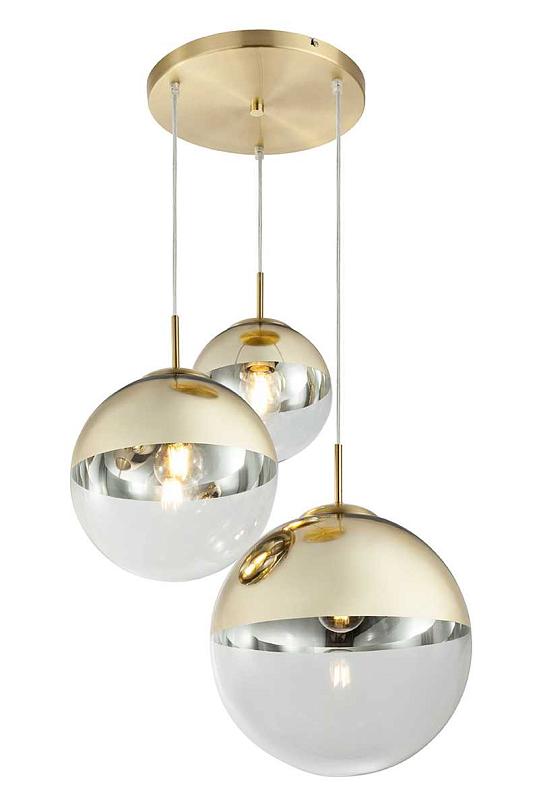 Светильник подвесной Toplight Glass TL1203H-03GD