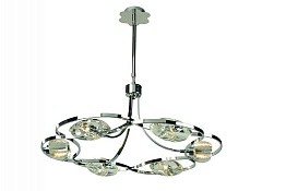 SL755.112.06 — Люстра подвесная ST Luce, 6 плафонов, прозрачный, хром