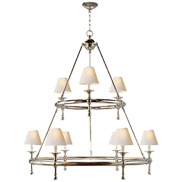 Люстра Visual Comfort Classic Two-Tier Ring SL5813PN-NP