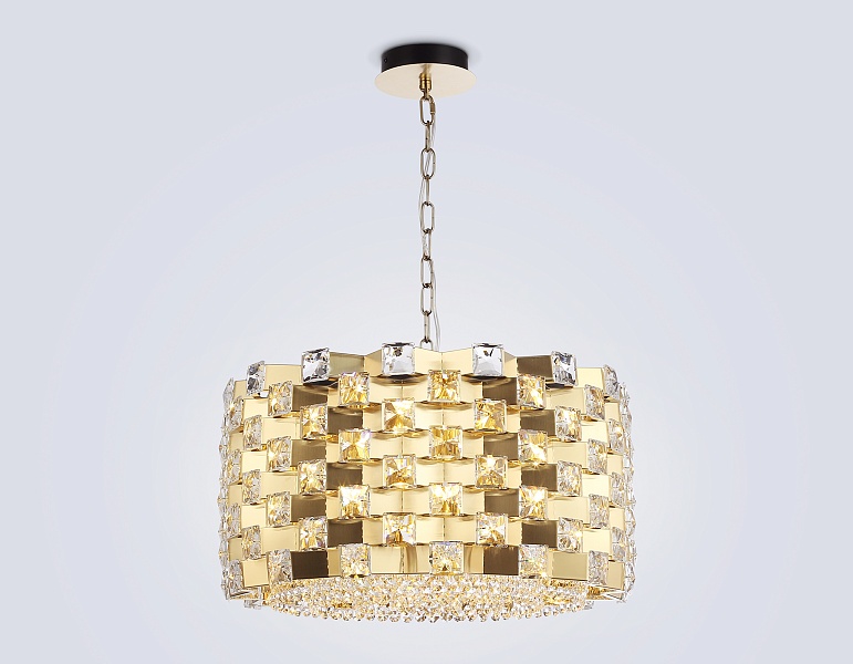 Подвесная люстра с хрусталем Ambrella Light LH41003