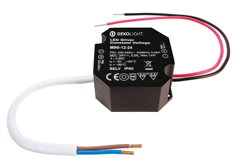 Блок питания для светодиодов OCTO, CV, Mini 24V/12W Deko-Light 862230