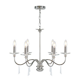 Люстра потолочная Elstead Lighting Finsbury Park FP6-POL-NICKEL
