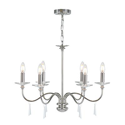 Люстра потолочная Elstead Lighting Finsbury Park FP6-POL-NICKEL