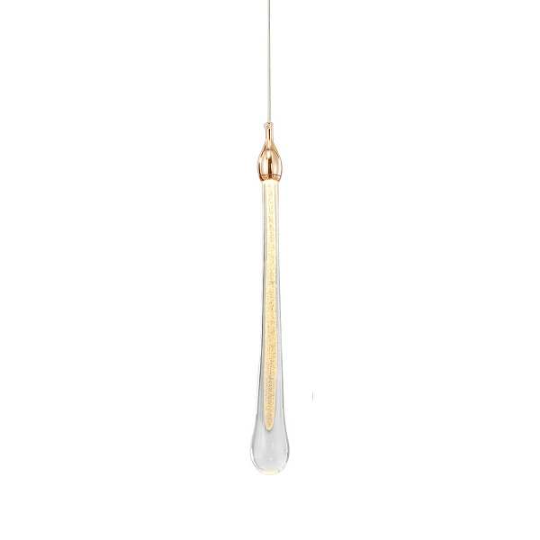Подвесной светильник Delight Collection Teardrop 20592P-1 gold