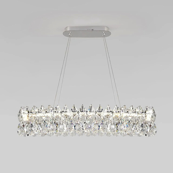 Подвесная светодиодная люстра с хрусталем 90372/1 Strotskis Bogates