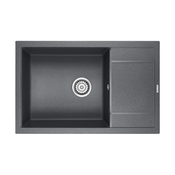 Мойка гранитная VERLASS PM317850-DG, графит, 780х500, Paulmark