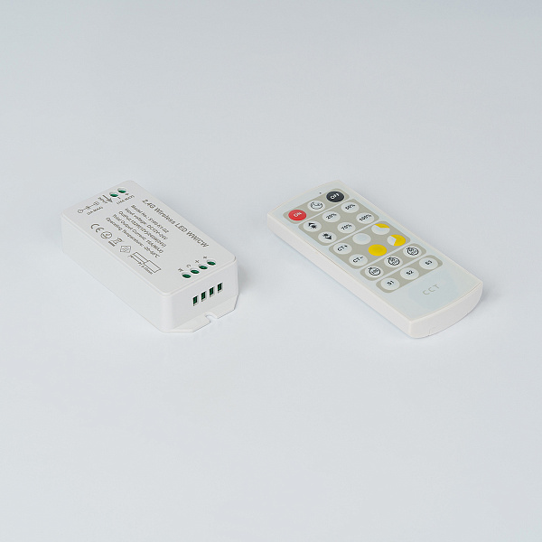 Контроллер CW, 2.4G с пультом, 21 кноп., DC12/24V, <16A(MAX) SWG 021389