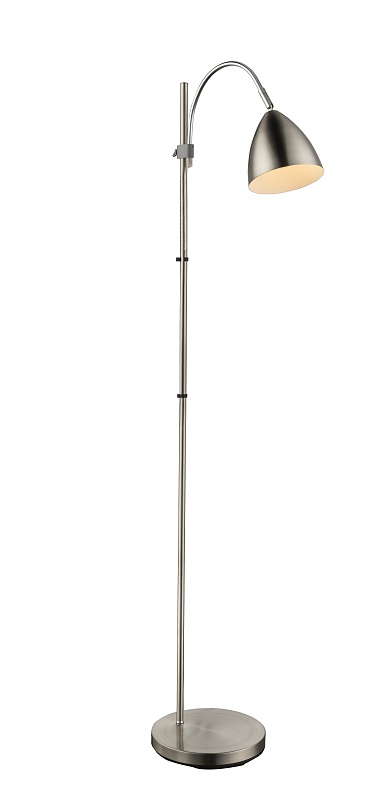 Торшер GLOBO 24857S, никель, E14, 1x40W