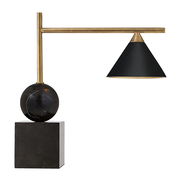 Настольная лампа CLEO DESK LAMP Black designed by Kelly Wearstler