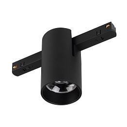 Трековый магнитный светильник Arlight MAG-ORIENT-AXIO-R60-15W Warm3000 (BK, 24 deg, 48V) (IP20 Метал
