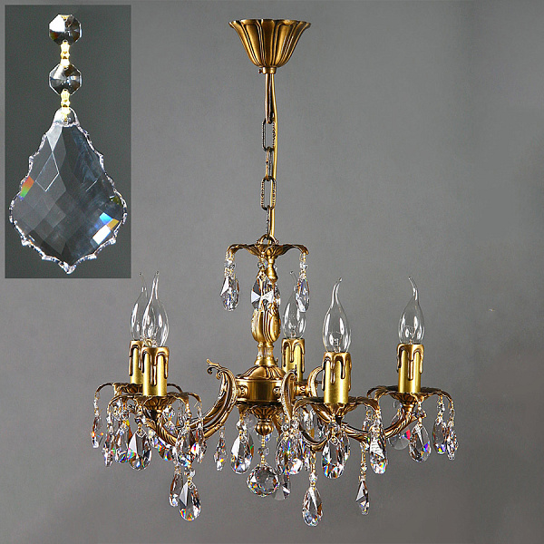 Подвесная люстра Ambiente 2226/5 AB New Leaf