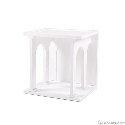 SLT RENAISSANCE-ARC 14903 white этажерка Modular bookcase одноместный книжный шкаф