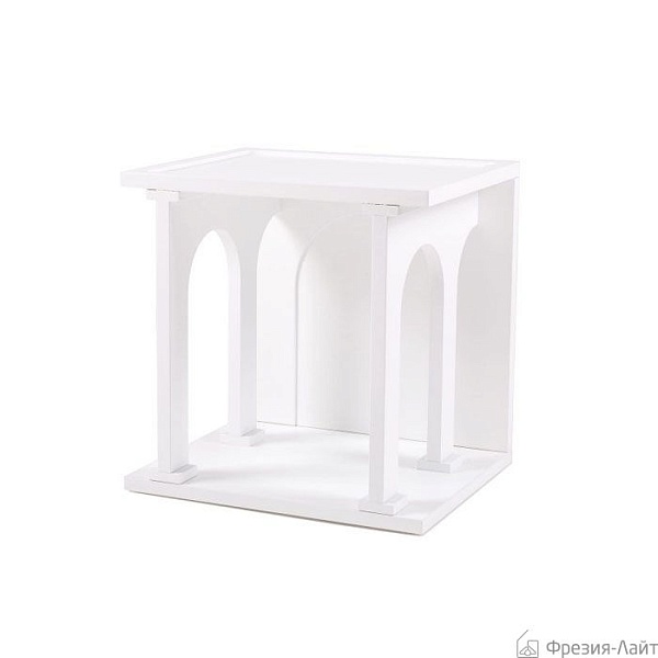 SLT RENAISSANCE-ARC 14903 white этажерка Modular bookcase одноместный книжный шкаф