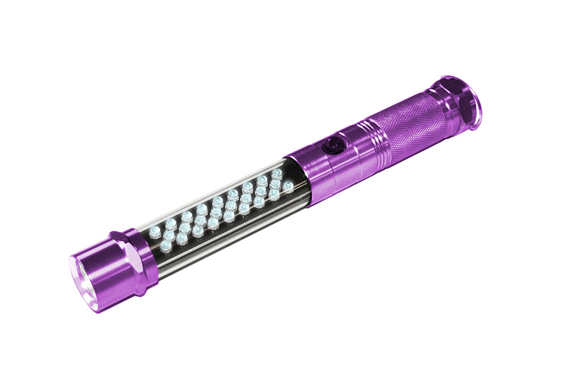 Фонарик карманный Globo 98052-12, фиолетовый, LED, 35x0,87W