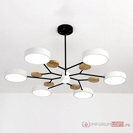 Люстра на штанге Meade 7 Lamps White Imperium Loft 207863-26