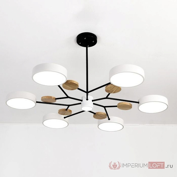 Люстра на штанге Meade 7 Lamps White Imperium Loft 207863-26