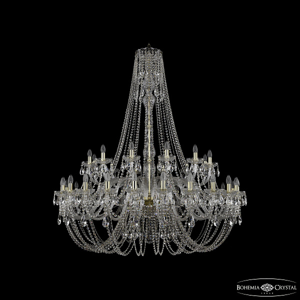 Люстра Bohemia Ivele Crystal 1406/24+12/530/h-164 G