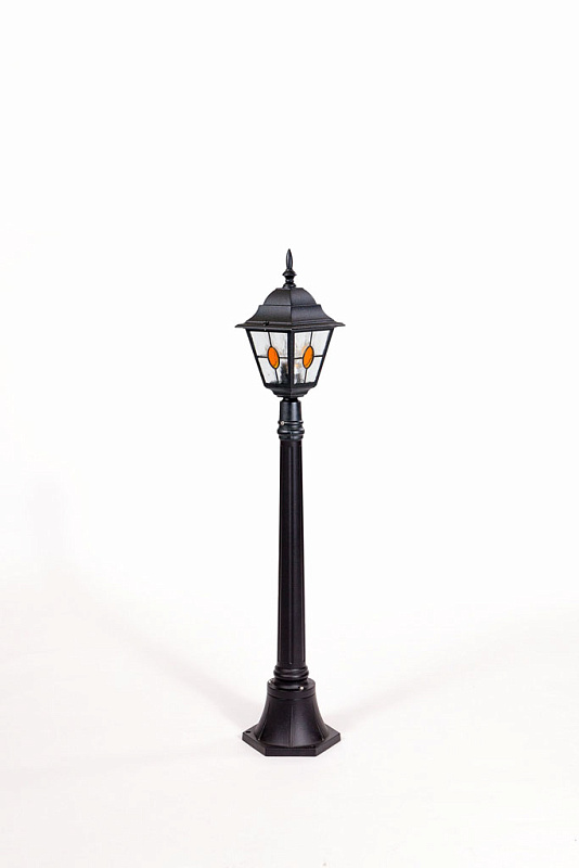 Уличный наземный светильник Oasis Light QUADRO M LEAD GLASS 79907М lgY Bl