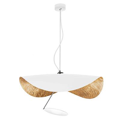 Подвесной светильник Catellani & Smith Lederam Manta S1 white-gold L LM61177