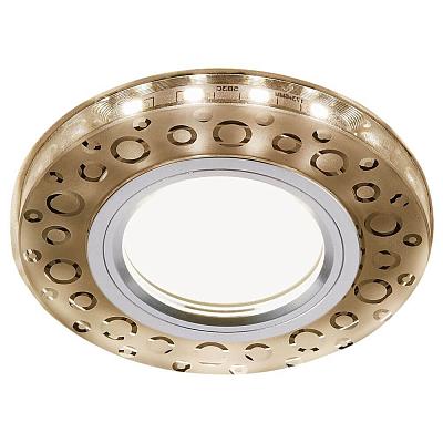 Встраиваемый точечный светильник MR16 со светодиодной подсветкой Ambrella Light S218 WH/CH/WA