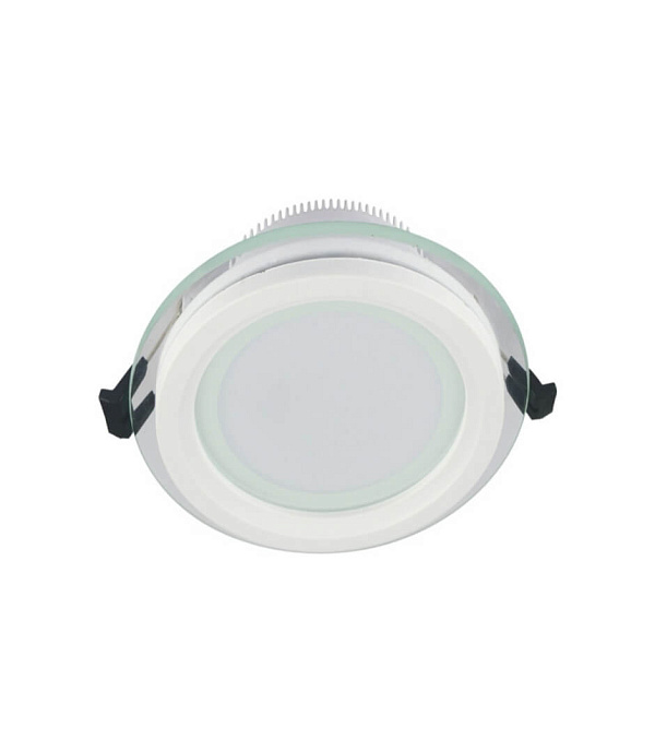 Встраиваемый светильник Lumina Deco Saleto LDC 8097-ROUND-GL-12WSMD-D160 WT