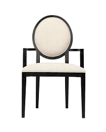 Полукресло &quot;Бенуа&quot; LouvreHome P2202 brushed black oak