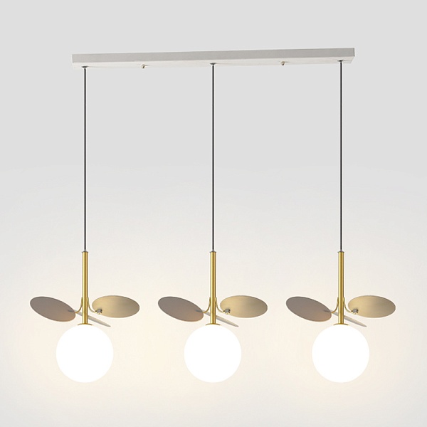 Люстра MATISSE Pendant Triple | серый+белый