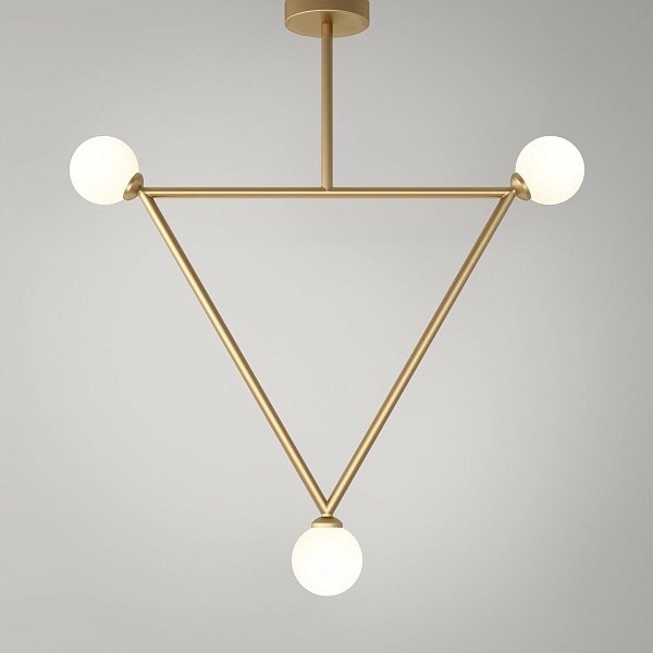 Люстра Areti Triangle Pendant | 3 плафона