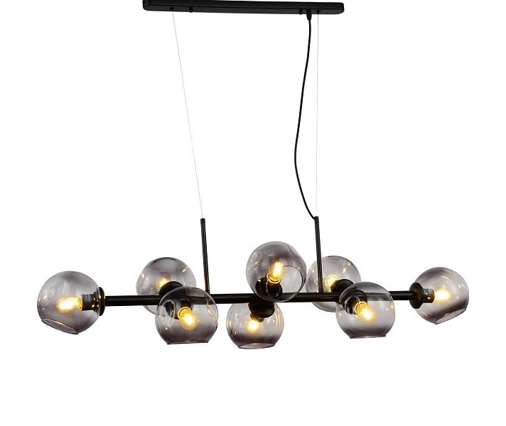 Подвесная лампа Lumina Deco Moretti LDP 7003-8 BK
